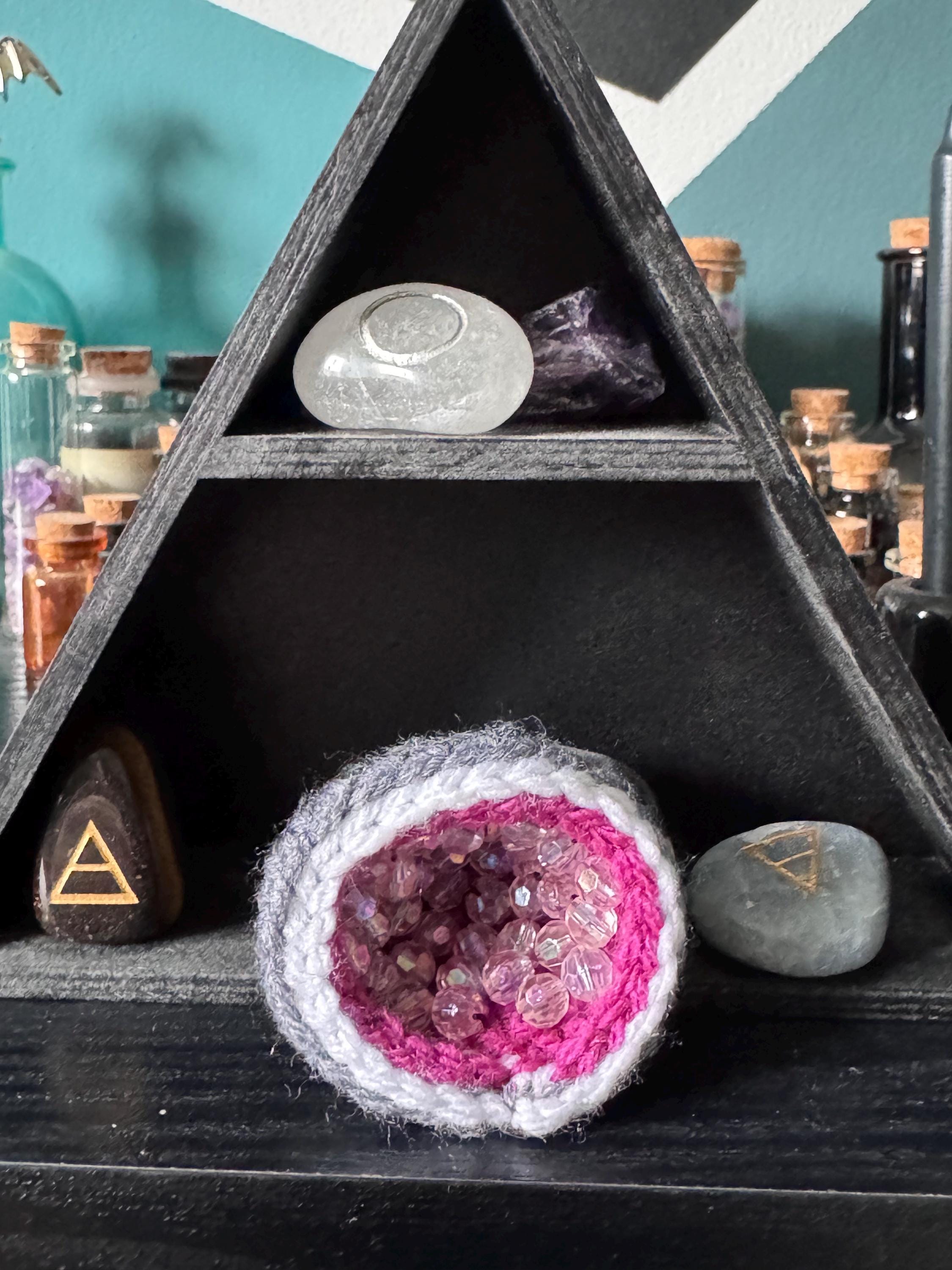 Crunchy Geodes - Handmade Crochet Geodes With Beads (decor, Fidget ...