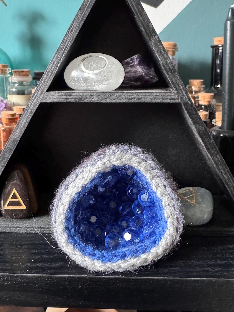 Crunchy Geodes - Handmade Crochet Geodes With Beads (decor, Fidget ...