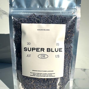Organic Lavender Flower / whole flower / lavender bud / tea / flower / herbal/ dried lavender / dried herbs / wedding flowers / aromatherapy