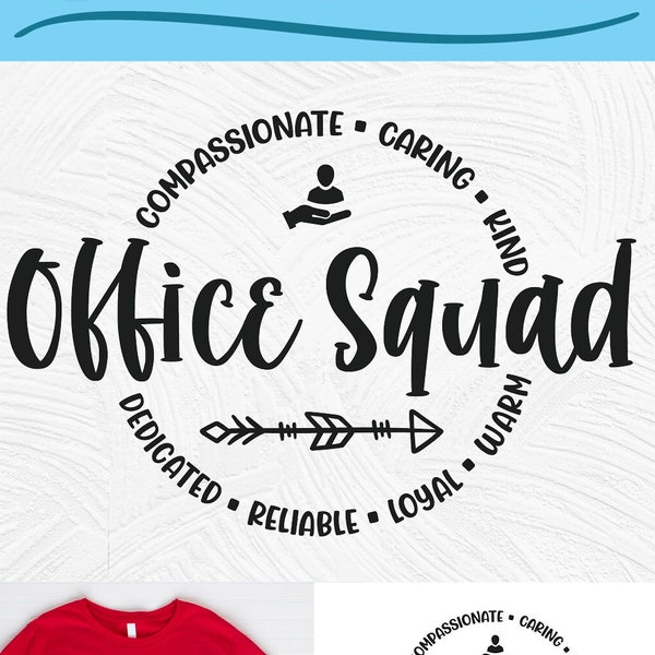 Office squad svg, office clerk svg, secretary svg, office assistant, staff svg, admin, svg dxf png, team crew, round circle, men or women