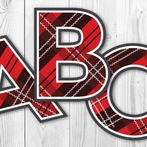 Plaid SVG alphabet font, Letter buffalo, 1st 2nd 3rd 4th 5th, hunter farmer lumberjack baby, gingham hipster boy party dxf woodland flannel