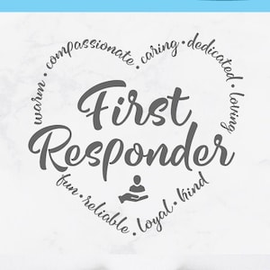 First responder svg, emergency worker, emergency services svg, EMT svg, EMS svg, technician, technologist, healthcare svg dxf png