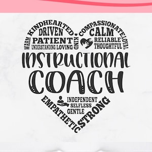 Instructional coach svg, ic svg, appreciation, instructional staff, elementary school, middle school, high school, subway art svg heart
