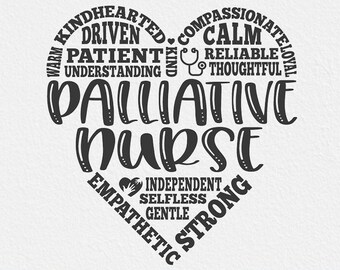 Palliative nurse svg, Hospice svg, hospice worker svg, caregiver svg, care giver appreciation svg, nurse svg, heart svg, healthcare svg