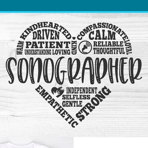 Sonographer svg, Sonography svg, Ultrasound tech svg, love Sonographer, gift svg dxf png, Gift idea, Ultrasound svg, subway art heart svg