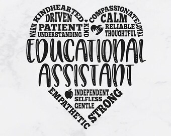 Educational assistant svg, Educational aide svg, teacher aid svg, teachers, education assistant svg, aid svg, ta svg, svg dxf png