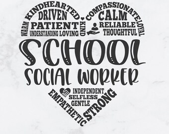 Schulsozialarbeit, Sozialarbeit, Schulsozialarbeit, Schulsozialarbeit, Schulsozialarbeit, Schulsozialarbeit, Schulsozialarbeiter Herzform, Geschenkidee, Geschenkidee, dxf