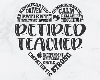 Download Retired Teacher Svg Etsy