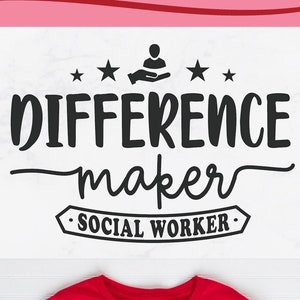 Assistente social svg, serviço social svg, criador de diferença, ideia de presente svg, amor serviço social, assistente social, assistente social, presente svg dxf png
