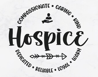 Hospice svg, hospice worker svg, caregiver svg, care giver appreciation svg, palliative care svg, heart svg, round circle, for men or women