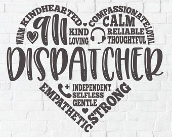 911 dispatcher svg, dispatcher svg, dispatcher design, dispatcher cut file, police svg, thin blue line, gift idea svg dxf png, dispatcher