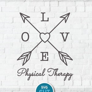 Physical therapist svg, physical therapy svg, PT svg, love physical therapy, Physical therapist dxf, PT best job svg, coworker gift svg, dxf