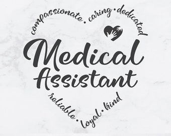 Medical Assistant Svg Etsy
