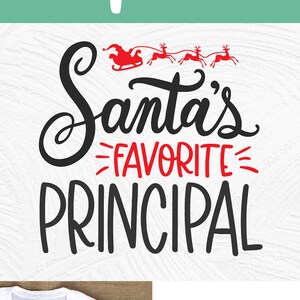 Dyrektor szkoły Christmas svg, Ulubiony dyrektor szkoły Santas svg, Dyrektor szkoły christmas svg, svg dxf, święta Bożego Narodzenia, Ulubiony dyrektor szkoły Santas, sublimacja png