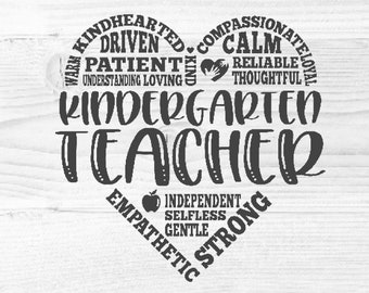 Download Kindergarten Teacher Shirt Svg Etsy