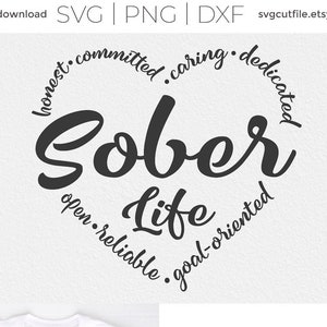 Nüchternheit svg, nüchternes Leben svg, Sucht Erholung svg, sauberes svg, Substance Mißbrauch SVG, Nüchternheit svg, na svg, AA / NA svg, Rehab, 12 Steps