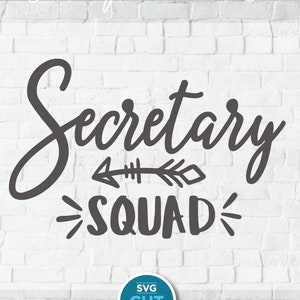 Secretary svg, School secretary svg, office assistant, staff worker svg, secretary squad, elementary, high school, middle, svg dxf png, gift