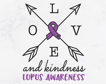 Lupus svg, Lupus awareness svg, svg dxf png, lupus awareness month svg, love and kindness, silhouette svg, svg cut files, ribbon