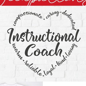 Instructional Coach Svg, Ic Svg, Appreciation, Instructional Staff