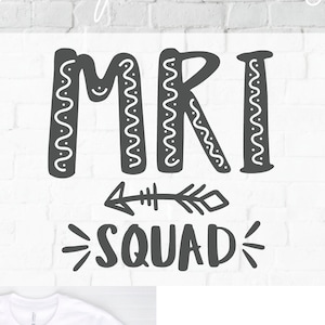 MRI squad svg, MRI technologist svg, mri tech, Radiology svg, gift idea, radiology heart shape, x-ray tech, Magnetic imaging, MRI Technician