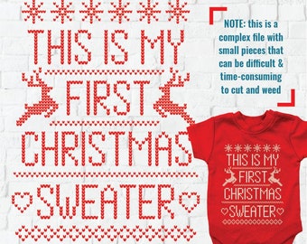 Download Ugly Christmas Sweater Svg Christmas Is My Favorite Cut File Etsy PSD Mockup Templates