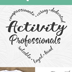 Activity Professionals Svg Activity Director Svg Director Svg