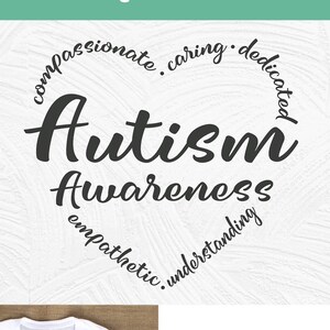 Autisme svg, autisme bewustzijn svg, hart svg, autistisch bewustzijn, asperger-syndroom, empathie svg, medelevend svg, zorgzame svg, svg dxf png