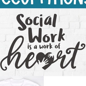 Assistente social svg, serviço social svg, serviços sociais, ideia de presente svg, serviço social é um trabalho de coração, ideia de presente de assistente social, svg dxf png