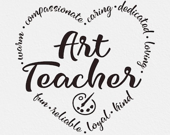 Download Art Teacher Svg Etsy