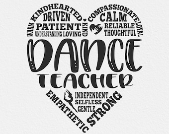 Download Dance Teacher Svg Etsy
