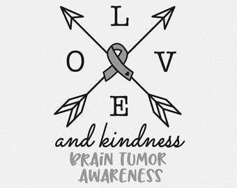 Brain Tumor svg, brain tumor awareness svg, svg dxf png, awareness svg, brain cancer svg, march 15, svg cut file for cricut, silhouette svg