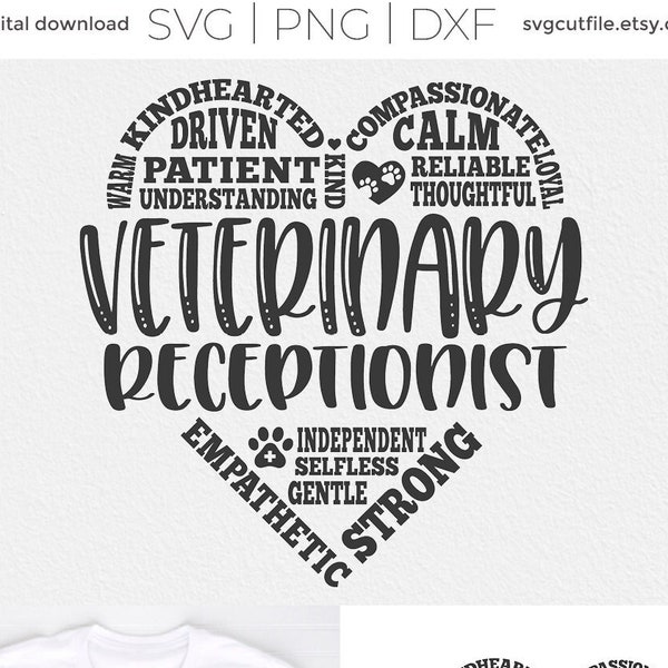 Veterinary Receptionist svg, Vet receptionist svg, Veterinary Front Desk svg, vet secretary, vet front office svg, veterinary svg