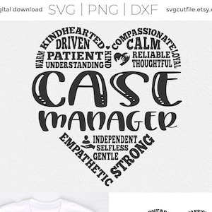 Case Manager svg, assistente social, serviço social Case Manager svg, enfermeira gerente de caso, resultados, coração de arte de metrô, presente de serviço social, svg dxf png