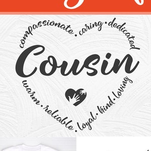 Primo svg, Dia dos primos svg, Dia do primo, Coração do primo svg, melhor primo svg, Presente do dia dos primos, ideia de presente, para primo, cricut, svg dxf png