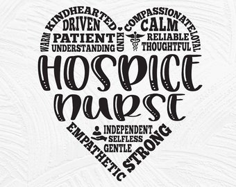 Hospice svg, hospice nurse svg, nurse caregiver svg, care giver appreciation svg, nurse svg, palliative care svg, heart svg, subway art