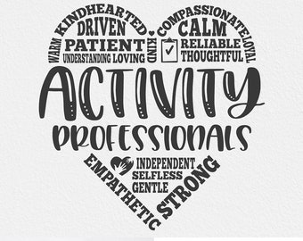 Activity Professionals svg, Activity Director svg, Director svg, waardering svg, Professional, Day Week, hart svg, activiteiten metro kunst