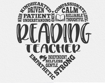 Reading teacher svg, read svg, Title 1 teacher svg, Title One teacher svg, remedial reading svg, appreciation, recovery, svg dxf png