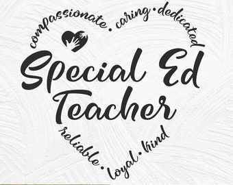 Special ed svg, teacher appreciation, special education svg, teacher svg, back to school, svg dxf png, sped teacher svg, sped svg, gift idea