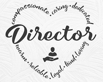 Directeur svg, directeur operaties svg, activiteit directeur waardering svg, directeur verpleegkunde svg, leraar, dag, week, Cricut svg