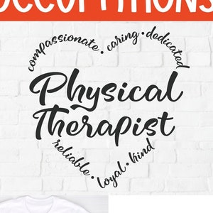 Physical therapist svg, physical therapy svg, PT svg, love PT, Physical therapist heart, PT Physical, healthcare coworker gift svg, dxf png