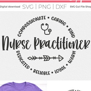 Krankenschwester Praktizierende svg, np svg, Pflege svg, Krankenschwester svg, np-c svg, runder Kreis svg, für Männer oder Frauen, Mitarbeiter, np-c, svg dxf png