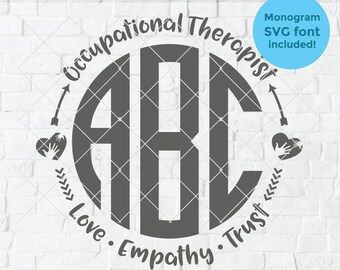 Occupational Therapy Svg Etsy