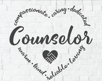 School Counselor Svg Etsy