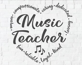 Download Music Teacher Svg Etsy