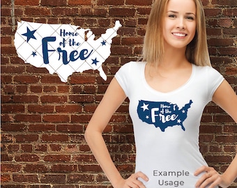 Heimat des freien svg, Heimatland svg, Land des freien svg, vierter Juli svg, Gedenktag svg, 4. Juli svg, Amerika svg, USA svg