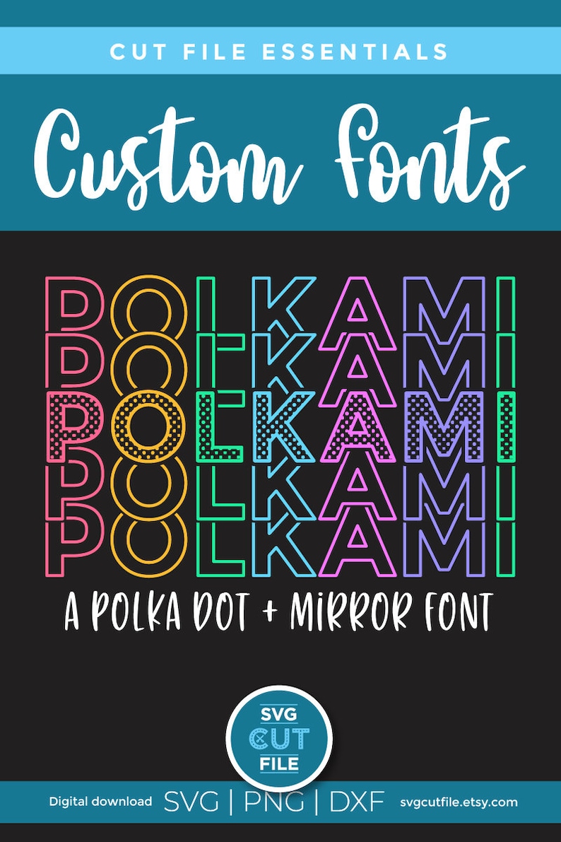 Stacked Font Mirror Font Stacked Letters Cricut Otf Etsy Australia