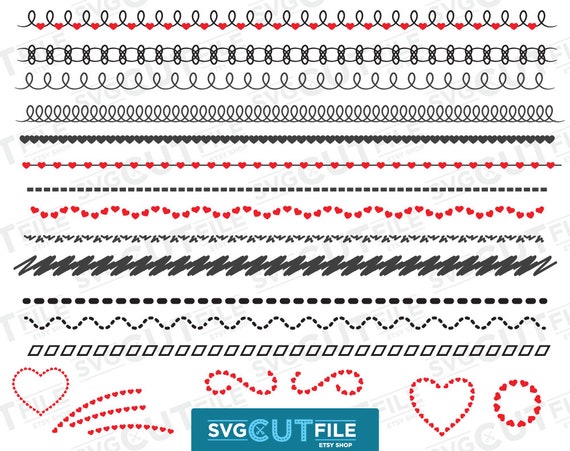 Download Zigzag svg line rick zig heart border zag text divider | Etsy