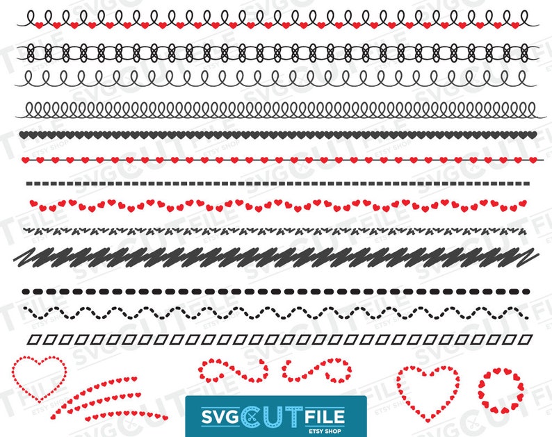 Download Zigzag svg line rick zig heart border zag text divider | Etsy