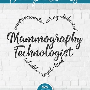 Mammography tech svg, mammogram svg, mammo svg, mammographer svg, svg dxf png, breast cancer awareness, radiology technologist, technician