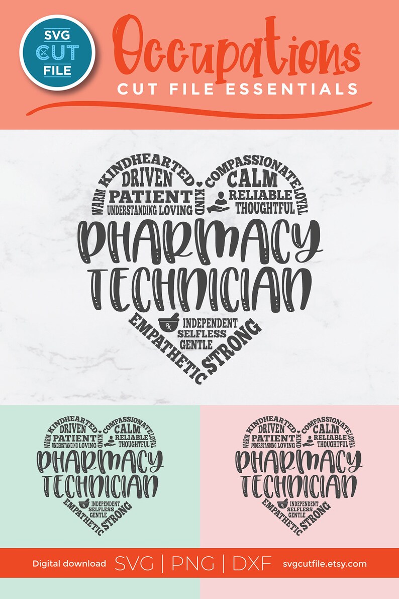 Download Pharmacy Technician svg PT svg pharmacy tech svg pharmacy ...